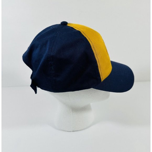 Wolves Cub Scout Hat Cap Yellow Blue Adjustable Boy Scouts Vintage BSA Size S/M - Picture 6 of 10